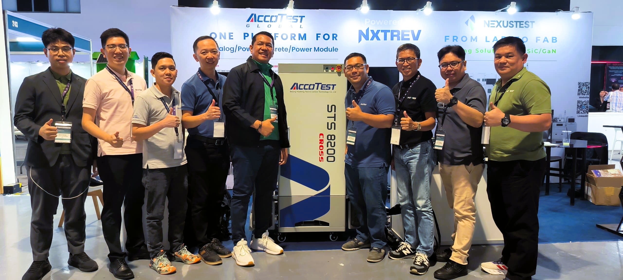 AccoTEST Global and NXTREV team members who make this event possible!
